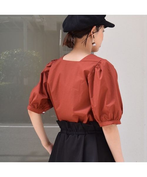 no brand（ノーブランド）の「スクエアネックコットンBL（シャツ/ブラウス・レディース・その他）」の11枚目の写真