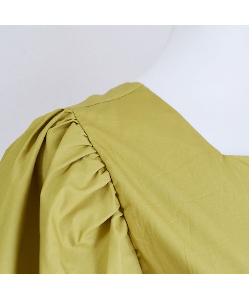 no brand（ノーブランド）の「スクエアネックコットンBL（シャツ/ブラウス・レディース・その他）」の8枚目の写真