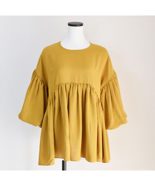 no brand(ノーブランド)の「シフォンバルーンスリーブフレアBL(シャツ/ブラウス・レディース・その他)」の7枚目の写真