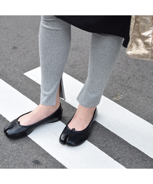 no brand（ノーブランド）の「スリットリブレギンス（レギンス/スパッツ・レディース・その他）」の2枚目の写真