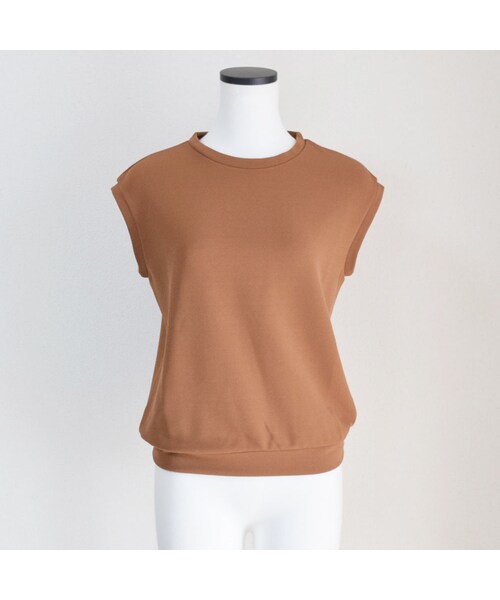 no brand（ノーブランド）の「ノースリーブポンチTOPS（Tシャツ/カットソー・レディース・その他）」の5枚目の写真