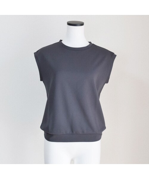 no brand（ノーブランド）の「ノースリーブポンチTOPS（Tシャツ/カットソー・レディース・その他）」の6枚目の写真