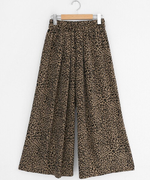 DHOLIC（ディーホリック）の「レオパードイージーパンツ（その他パンツ・レディース・ホワイト/ブラウン・FREE）」の2枚目の写真