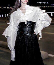 DINT | ダブルレイヤードロープブラウス(シャツ/ブラウス)