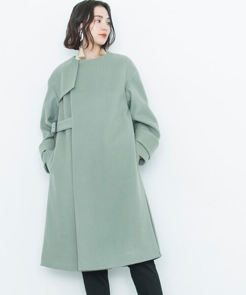 STUDIOUS（ステュディオス）の「【10/30入荷予定】ノーカラーサイド