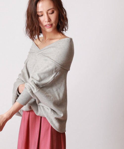 ♡BABYLONE♡クロスオフショル　プルオーバー BABYLONE（バビロン）の「クロスオフショルプルオーバー（）」 - WEAR