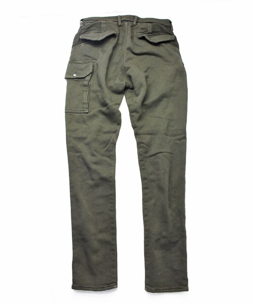 AVIREX(アヴィレックス)の「オーバー ダイド タイト パンツ/ OVER DYED TIGHT PNATS(パンツ・メンズ・BLACK/OLIVE・BLACK/M (再入荷メール受付中)/BLACK/L (再入荷メール受付中)/BLACK/XL (再入荷メール受付中)/OLIVE/M (再入荷メール受付中)/OLIVE/L (再入荷メール受付中)/OLIVE/XL (再入荷メール受付中))」の3枚目の写真