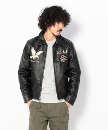 AVIREX（アヴィレックス）の「カウ ヴィンテージ スカ ジャケット/ COW