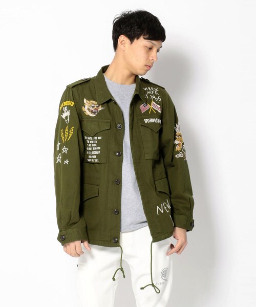 AVIREX（アヴィレックス）の「M-43 ジャケット/EMBROIDERY M-43 JACKET