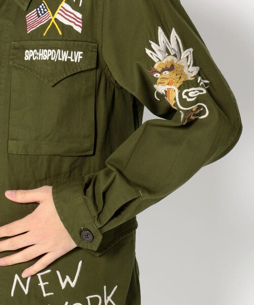 AVIREX（アヴィレックス）の「M-43 ジャケット/EMBROIDERY M-43 JACKET