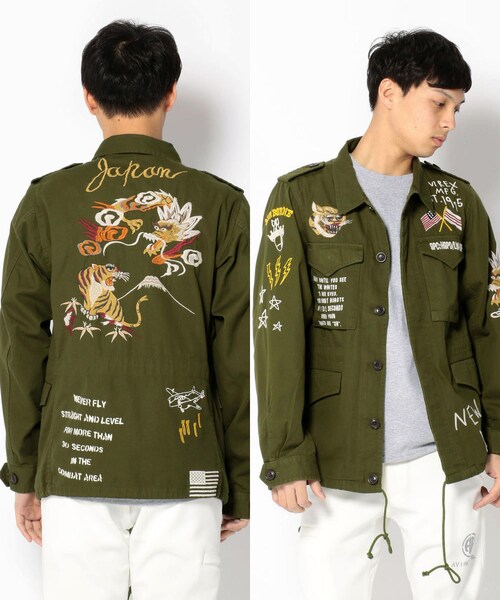 AVIREX（アヴィレックス）の「M-43 ジャケット/EMBROIDERY M-43 JACKET