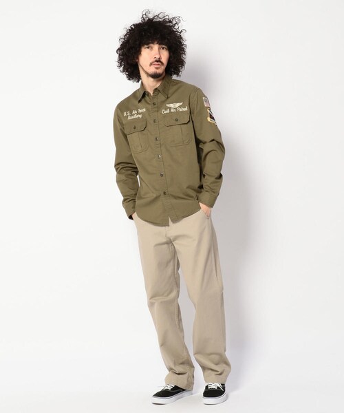 AVIREX(アヴィレックス)の「カーキ トラウザース/KHAKI TROUSERS(パンツ・メンズ・BEIGE/KHAKI/NAVY・BEIGE/S (販売中)/BEIGE/M (販売中)/BEIGE/L (再入荷メール受付中)/BEIGE/XL (販売中)/BEIGE/XXL (販売中)/KHAKI/S (販売中)/KHAKI/M (販売中)/KHAKI/L (再入荷メール受付中)/KHAKI/XL (販売中)/KHAKI/XXL (再入荷メール受付中)/NAVY/S (販売中)/NAVY/M (販売中)/NAVY/L (再入荷メール受付中)/NAVY/XL (販売中)/NAVY/XXL (販売中))」の8枚目の写真