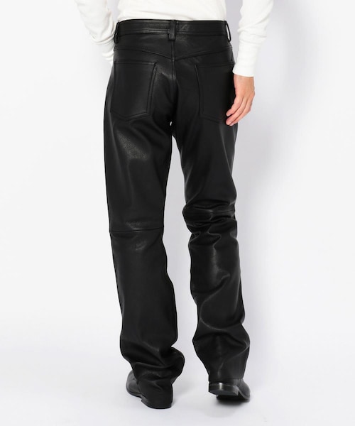 AVIREX leather pants レザーパンツ ブーツカット フレア 牛 楽天市場】現品限りSALE!【AXEL】ブーツカットレザーパンツ革