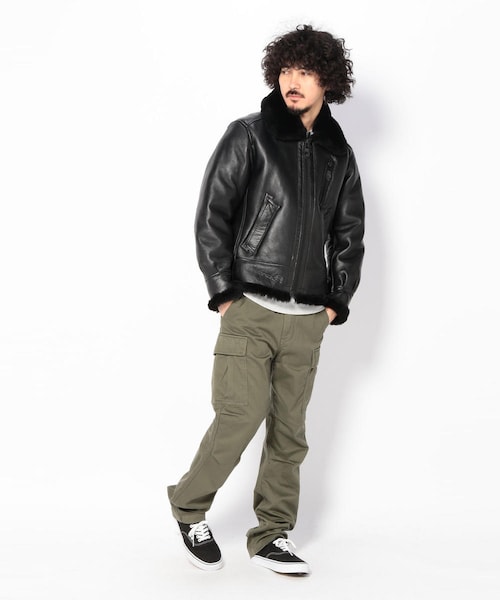 AVIREX（アヴィレックス）の「直営店限定/ ムートン ボンバー