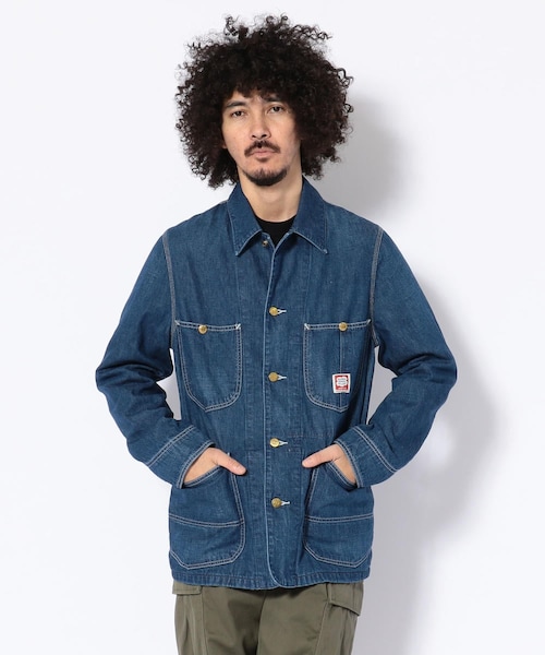 BOHEMIANS（ボヘミアンズ）の「BOHEMIANS/ボヘミアンズ DENIM FADER CA JACKET（ジャケット/アウター・メンズ・INDIGO・INDIGO/S (販売中)/INDIGO/M (販売中)/INDIGO/L (販売中)）」の2枚目の写真