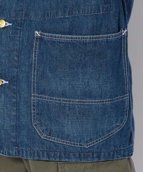 BOHEMIANS（ボヘミアンズ）の「BOHEMIANS/ボヘミアンズ DENIM FADER CA JACKET（ジャケット/アウター・メンズ・INDIGO・INDIGO/S (販売中)/INDIGO/M (販売中)/INDIGO/L (販売中)）」の8枚目の写真