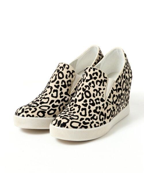 LEPSIM（レプシィム）の「【セール除外】インヒールスリッポンＳＳ（シューズ・レディース・レオパード/ブラック/ホワイト・Ｌ(24-24.5)/Ｍ(23-23.5)）」の4枚目の写真