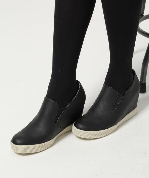 LEPSIM（レプシィム）の「【セール除外】インヒールスリッポンＳＳ（シューズ・レディース・レオパード/ブラック/ホワイト・Ｌ(24-24.5)/Ｍ(23-23.5)）」の3枚目の写真