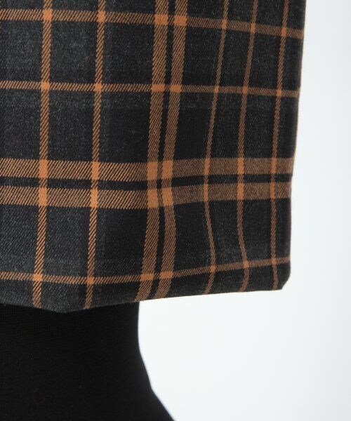 A part by（アパートバイ）の「ＴＲサキゾメチェックタイトスカート２（スカート・レディース・グレー/ネイビー/ブラック・Ｌ/Ｍ）」の8枚目の写真