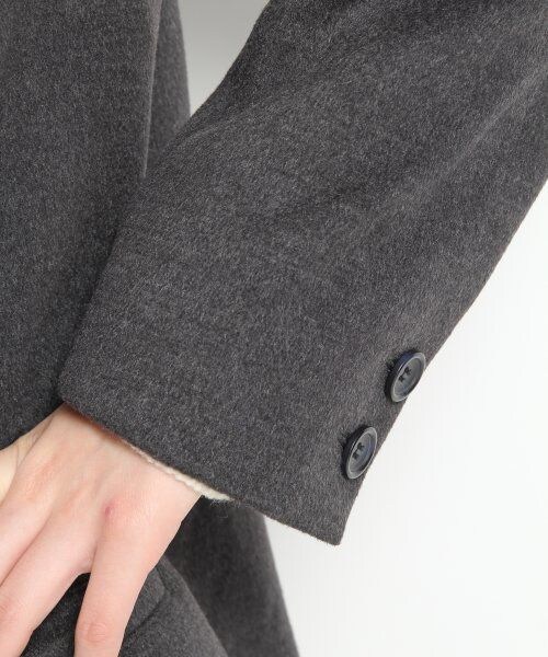 LOWRYS FARM（ローリーズファーム）の「キモウチェスターコート２（ジャケット/アウター・レディース・チャコールグレー/ベージュ/ブラック・Ｌ/Ｍ）」の10枚目の写真