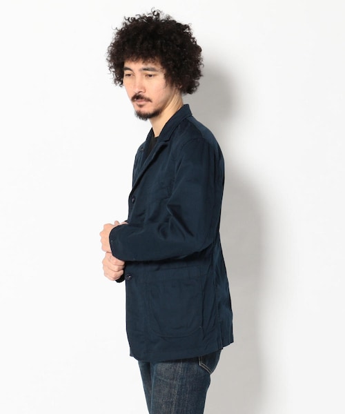 良品 エンジニアードガーメンツ テーラードジャケット 綿 Sサイズ 紺 春秋用 Engineered Garments エンジニアードガーメンツ BEAMS+別注 MID