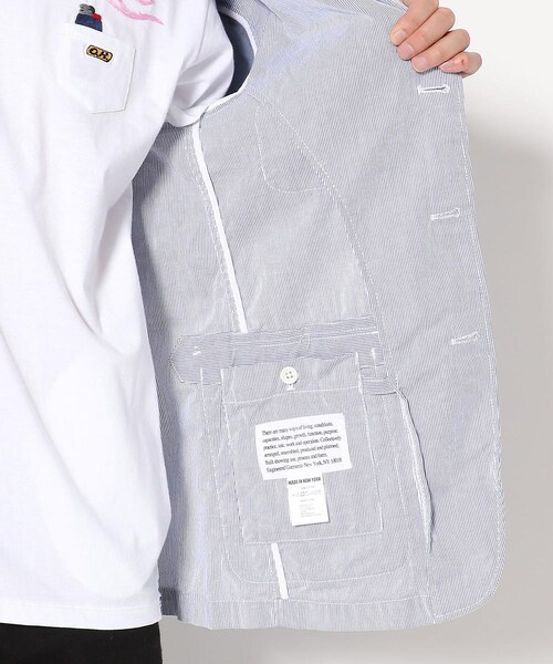 Engineered Garments(エンジニアードガーメンツ)の「Baker jkt cotton cordlane /Engineered Garments(エンジニアド ガーメンツ)(ジャケット/アウター・メンズ・BLUE・BLUE/S (再入荷メール受付中))」の9枚目の写真
