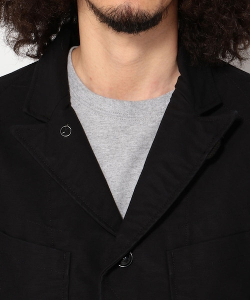 Engineered Garments（エンジニアードガーメンツ）の「Bedford jkt cotton double cloth/Engineered Garments(エンジニアド ガーメンツ)（ジャケット/アウター・メンズ・BLACK/NAVY・BLACK/S (再入荷メール受付中)/BLACK/M (再入荷メール受付中)/NAVY/S (再入荷メール受付中)/NAVY/M (再入荷メール受付中)）」の5枚目の写真