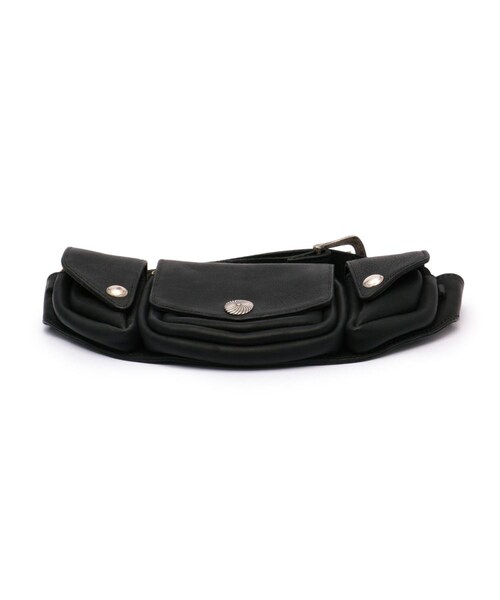 KETO(ケト)の「KETO(ケト)TYPE C/Waist Bag(バッグ・メンズ・BLACK/BROWN・BLACK/00 (再入荷メール受付中)/BROWN/00 (残り1点))」の4枚目の写真