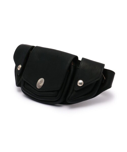 KETO(ケト)の「KETO(ケト)TYPE C/Waist Bag(バッグ・メンズ・BLACK/BROWN・BLACK/00 (再入荷メール受付中)/BROWN/00 (残り1点))」の2枚目の写真