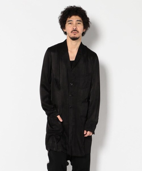 KMRii（ケムリ）の「KMRii/ケムリ/MultiplePktLngCO/RFM（ジャケット/アウター・メンズ・BLACK・BLACK/1 (再入荷メール受付中)/BLACK/2 (再入荷メール受付中)）」の2枚目の写真