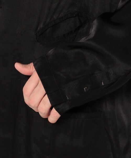 KMRii（ケムリ）の「KMRii/ケムリ/MultiplePktLngCO/RFM（ジャケット/アウター・メンズ・BLACK・BLACK/1 (再入荷メール受付中)/BLACK/2 (再入荷メール受付中)）」の8枚目の写真