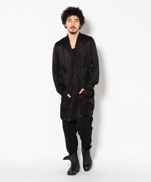 KMRii（ケムリ）の「KMRii/ケムリ/MultiplePktLngCO/RFM（ジャケット/アウター・メンズ・BLACK・BLACK/1 (再入荷メール受付中)/BLACK/2 (再入荷メール受付中)）」の10枚目の写真