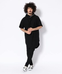 新品 NILoS/ニルズ/BACK KAMON ROUND HOODIE NILoS（ニルズ）の「NILOS/ニルズ/BACK KAMON ROUND HOODIE