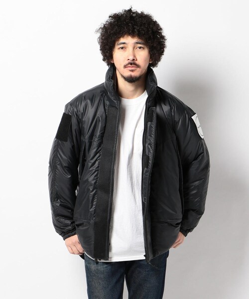 BURLAP OUTFITTER(バーラップアウトフィッター)の「BURLAP OUTFITTER/バーラップアウトフィッター 限定 MONSTER JK P200(ジャケット/アウター・メンズ・BLACK・BLACK/S (販売中)/BLACK/M (販売中)/BLACK/L (販売中))」の1枚目の写真