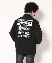 schott（ショット）の「SCHOTT/ショット/NYLON COACH JACKET/ナイロン