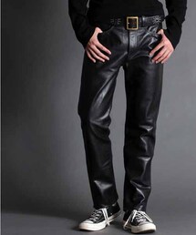 Schott/ショット/LEATHER PANTS/レザーパンツを使った人気ファッション