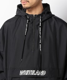 WHITELAND ウールジャケット ウールメッシュ シングルブレステッド2Bジャケット