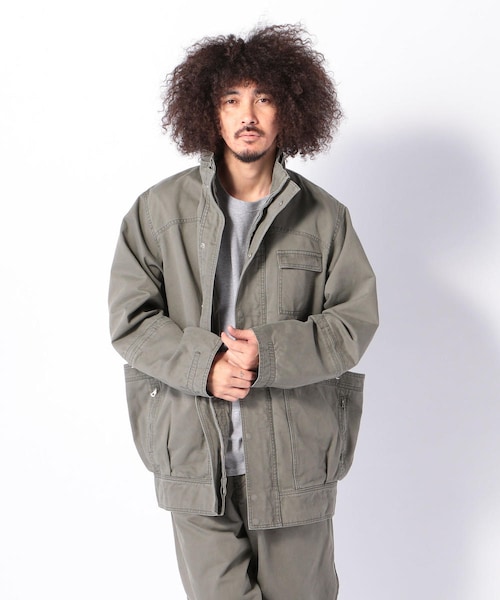 whowhat(フーワット)/ LAYERED PARACHUTE JACKET WHOWHATクリーム色