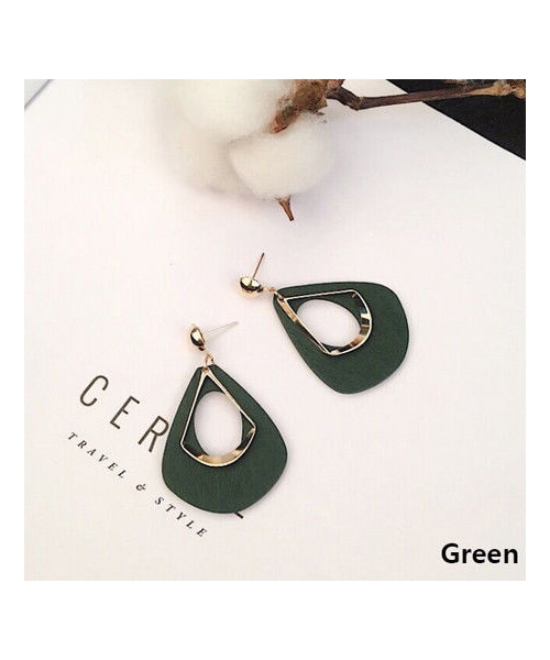 copine(コピン)の「再入荷!ドロップ型ウッドメタルピアス(4color)【クリックポスト対象商品】(ピアス(両耳用)・レディース・その他)」の5枚目の写真