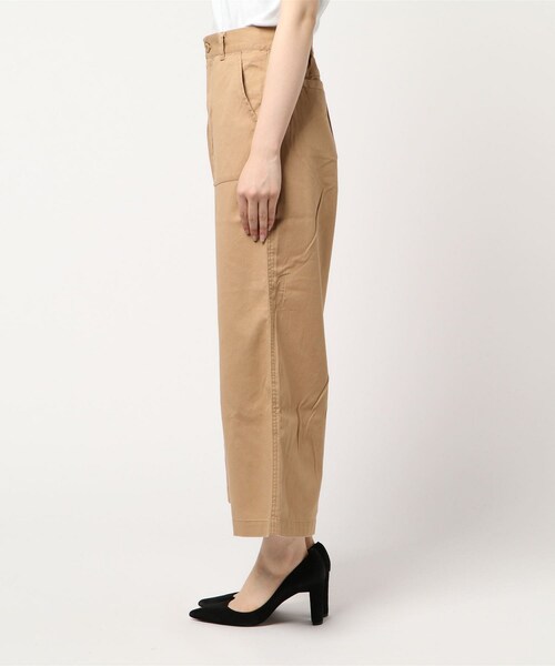 RAY CASSIN（レイカズン）の「ベイカーワイドパンツ（パンツ・レディース・カーキ/ベージュ/サンドベージュ・FREE）」の8枚目の写真