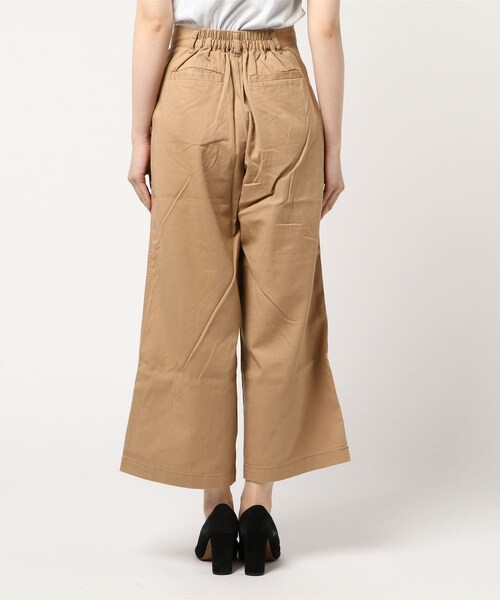 RAY CASSIN（レイカズン）の「ベイカーワイドパンツ（パンツ・レディース・カーキ/ベージュ/サンドベージュ・FREE）」の9枚目の写真