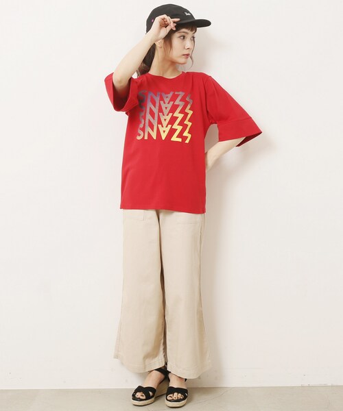 RAY CASSIN（レイカズン）の「ベイカーワイドパンツ（パンツ・レディース・カーキ/ベージュ/サンドベージュ・FREE）」の15枚目の写真