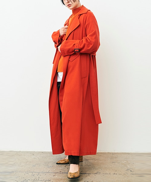 CLANE（クラネ）の「ヘリンボーンスーパーロングジャケット（）」 - WEAR