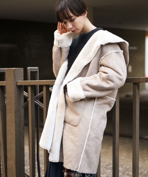 PAGEBOY リバーシブルボアブルゾン PAGEBOY/Anui リバーシブルボア