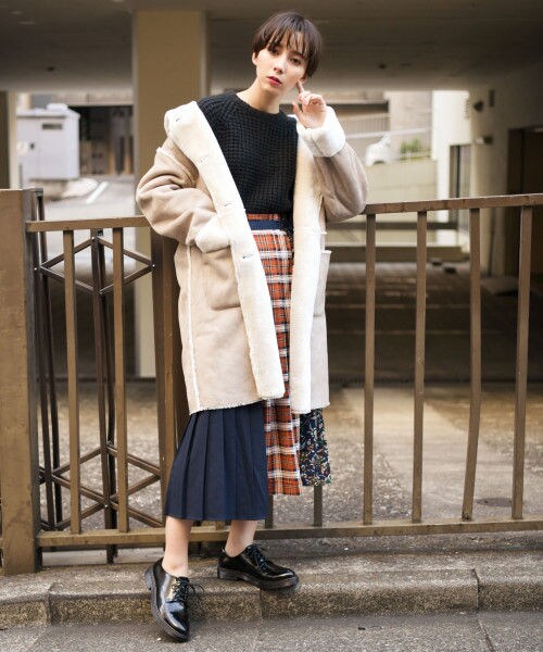 PAGEBOY（ページボーイ）の「ムートンリバーシブルコート（）」 - WEAR