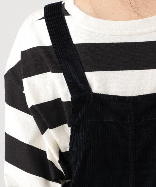 studio CLIP（スタディオクリップ）の「[WEB限定先行予約]AIRコールジャンパースカート（スカート・ブラウン/ネイビー）」の8枚目の写真