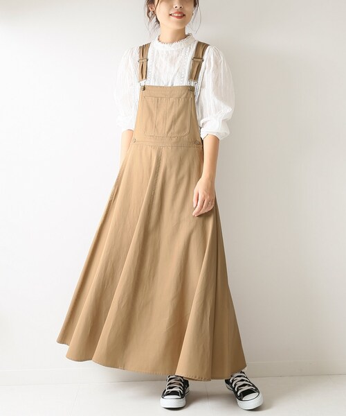 Spick & Span（スピックアンドスパン）の「マキシジャンパースカート 