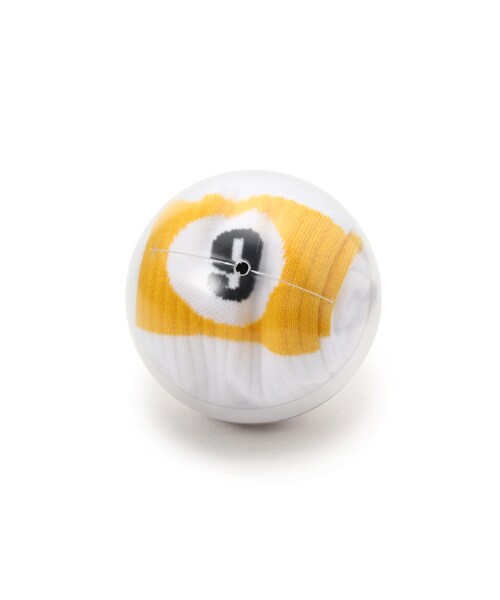 TAKEO KIKUCHI（タケオキクチ）の「ナンバリングソックス（レッグウェア・メンズ・イエロー(005)/ブルー(002)/レッド(003)/ブラック(008)/ホワイト(009)・00）」の5枚目の写真