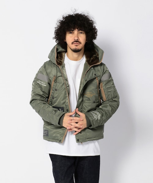 15889✨AVIREX N-3B ステンシル グリーン フライトジャケット 2025年