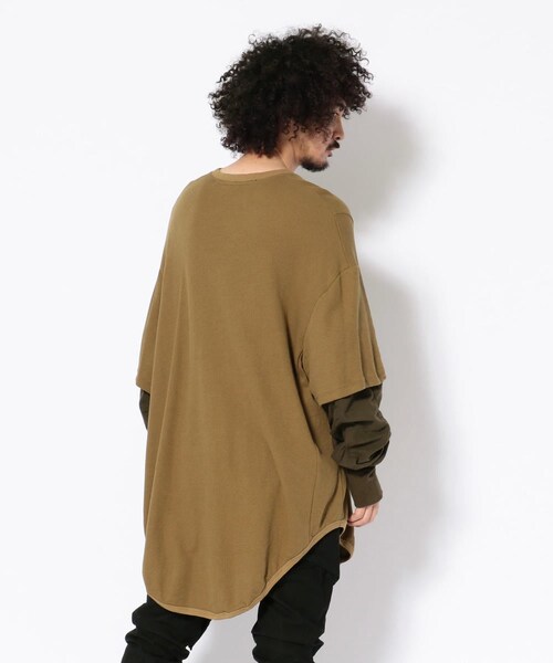 ユリウス（Julius） 長袖カットソー JULIUS（ユリウス）の「JULIUS/ユリウス/Layered Tee/637CUM11